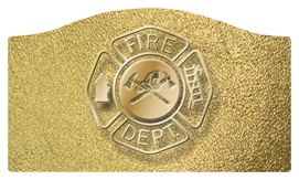 DASHELL-418-SH-GD Fire Department Shimmer Gold Background
